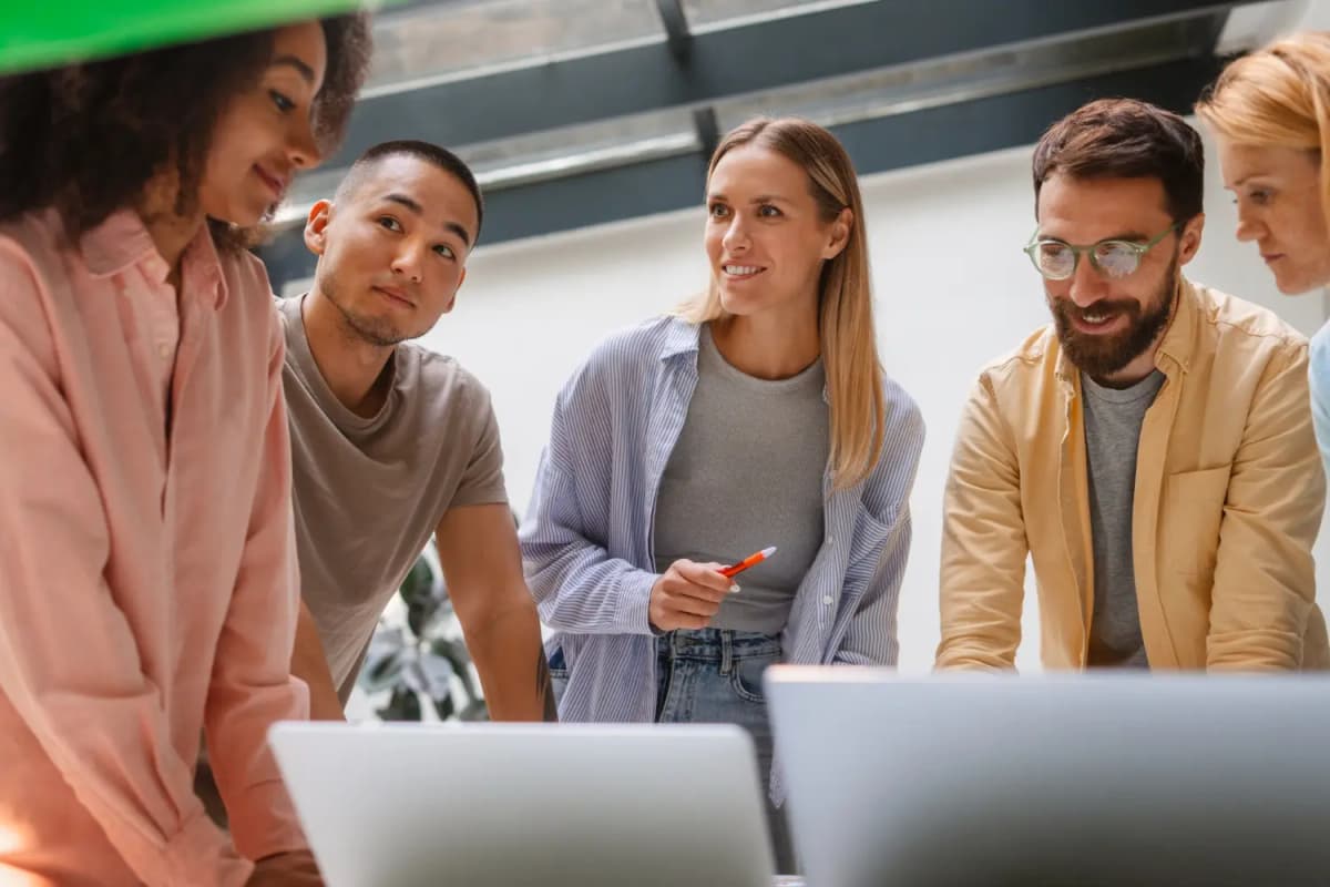 Technology leadership team analyzing organizational culture and technical debt patterns